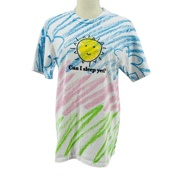 Hila Klein’s Can I sleep yet Teddy Fresh T-Shirt Size Small Art - Picture 1 of 9